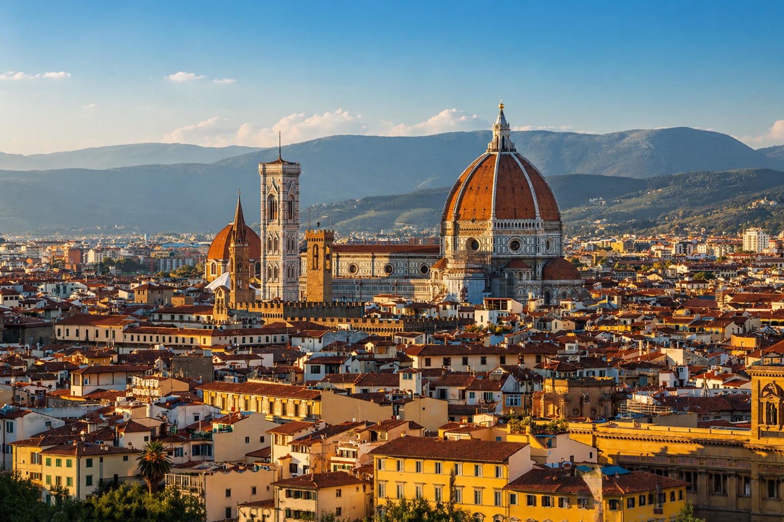 Florence panorama with the cathedral
